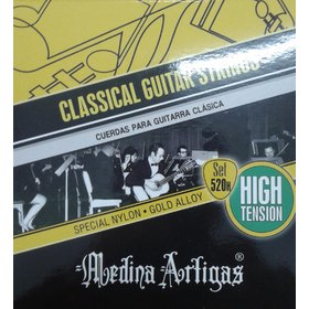 SET 520H HIGH TENSION CLASSICAL GUITAR STRINGS