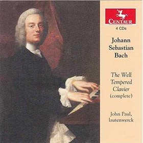 BACH: THE WELL TEMPERED CLAVIER 4 CD BOXED SET USA IMPORT
