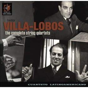 HEITER VILLA-LOBOS: COMPLETE STRING QUARTETS 6 CD BOXED SET USA IMPORT