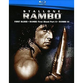 RAMBO 1-3 3 BLURAY BOXED SET AC-3 DOLBY DIGITAL THEATER SYSTEM SUBTITLED WIDESCREEN CHECKPOINT SENSORMATIC USA IMPORT