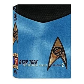 STAR TREK: ORIGINAL SERIES - SEASON TWO 8 DVD BOXED SET FULL FRAME REMASTERED DUBBED REPACKAGED SUBTITLED SENSORMATIC USA IMPORT