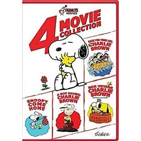 PEANUTS: 4-MOVIE COLLECTION 4 DVD BOXED SET DUBBED SUBTITLED WIDESCREEN SENSORMATIC USA IMPORT