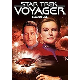 STAR TREK: VOYAGER - SEASON ONE 5 DVD BOXED SET FULL FRAME AC-3 DOLBY DIGITAL THEATER SYSTEM REPACKAGED USA IMPORT