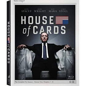 HOUSE OF CARDS: THE COMPLETE FIRST SEASON 4 BLURAY BOXED SET AC-3 DOLBY SUBTITLED WIDESCREEN USA IMPORT