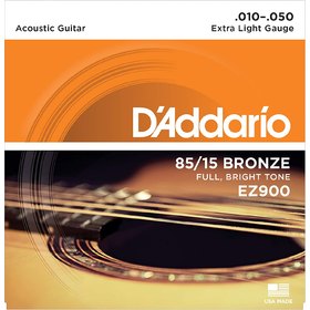 ENCORDADO GUITARRA ACUSTICA 85/15 BRONZE FULL BRIGHT TONE .010 EZ900 010-050