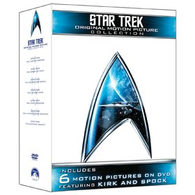 STAR TREK: ORIGINAL MOTION PICTURE COLLECTION 6 DVD BOXED SET DUBBED REPACKAGED SUBTITLED WIDESCREEN SENSORMATIC USA IMPORT