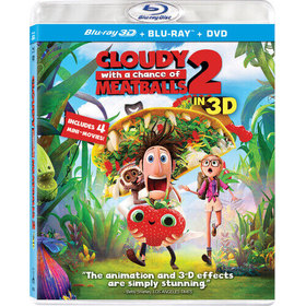 CLOUDY WITH A CHANCE OF MEATBALLS 2 3D BR AC-3 DOLBY DUBBED SUBTITLED WIDESCREEN USA IMPORT