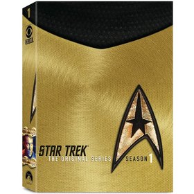 STAR TREK: ORIGINAL SERIES - SEASON ONE 10 DVD BOXED SET FULL FRAME REMASTERED DUBBED SUBTITLED SENSORMATIC USA IMPORT