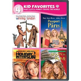 4 KID FAVORITES: MARY-KATE & ASHLEY TRAVEL WORLD 4 DVD BOXED SET USA IMPORT