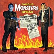 FAMOUS MONSTERS SPEAK BLACK COLORED VINYL RED USA IMPORT